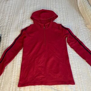 Red Nike Seamless sans Couture Red Hoodie Sweatshirt Size M/L